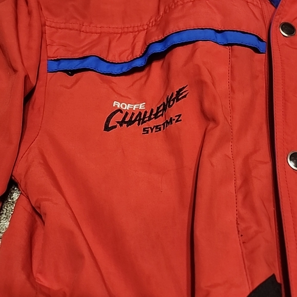 Roffe Challenge System-z ski jacket Ultrex Men’s Medium Size Red Made In USA - Picture 6 of 16